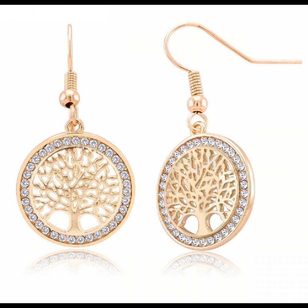 18kt Yellow Gold Plated Earrings